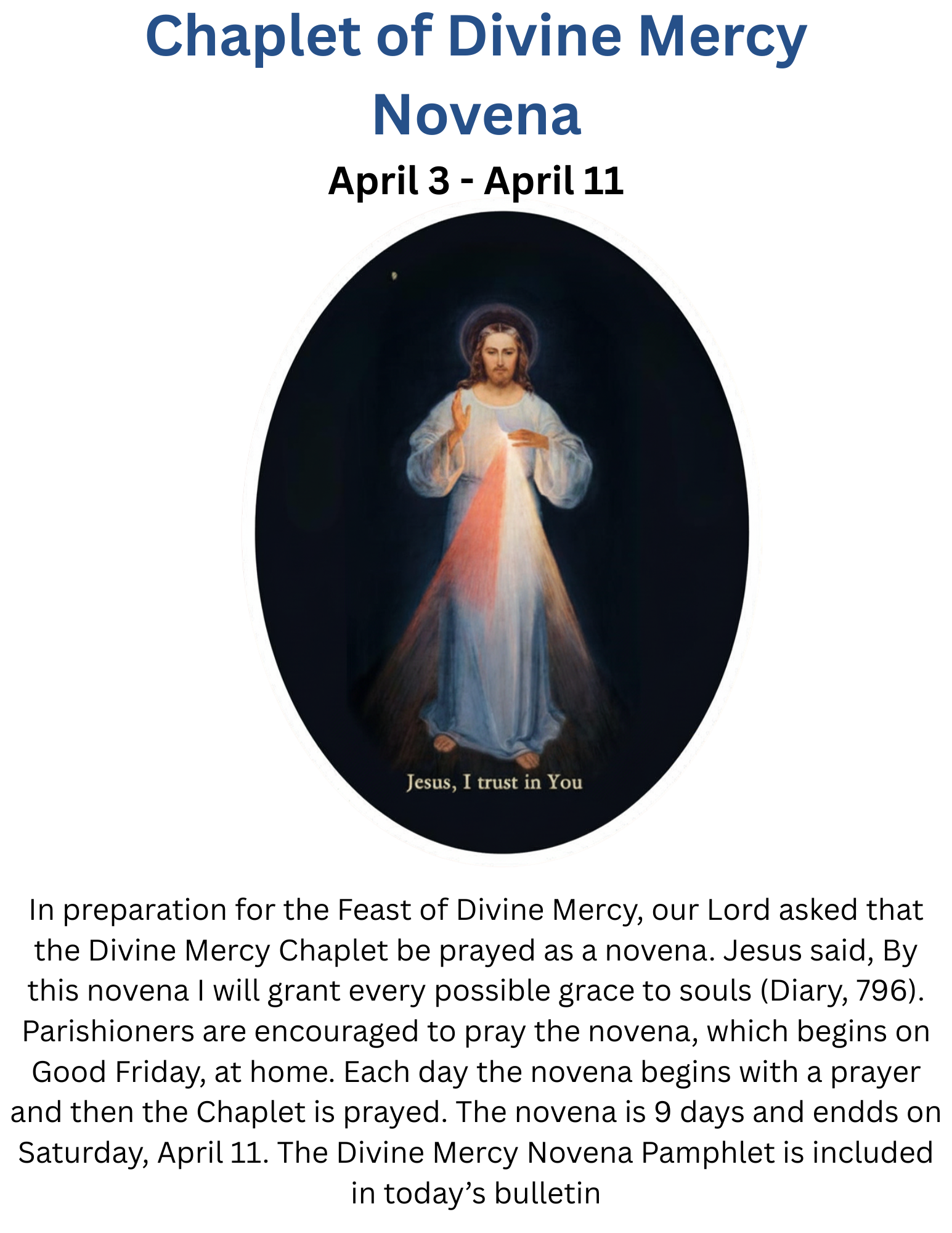 Divine Mercy Program